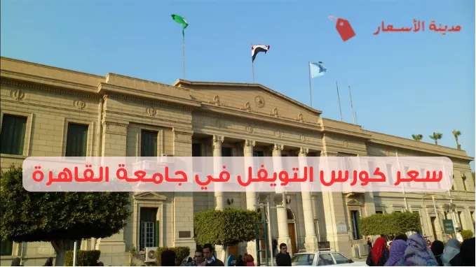 سعر كورس التويفل في جامعة القاهرة وما الذي يشمله الكورس؟